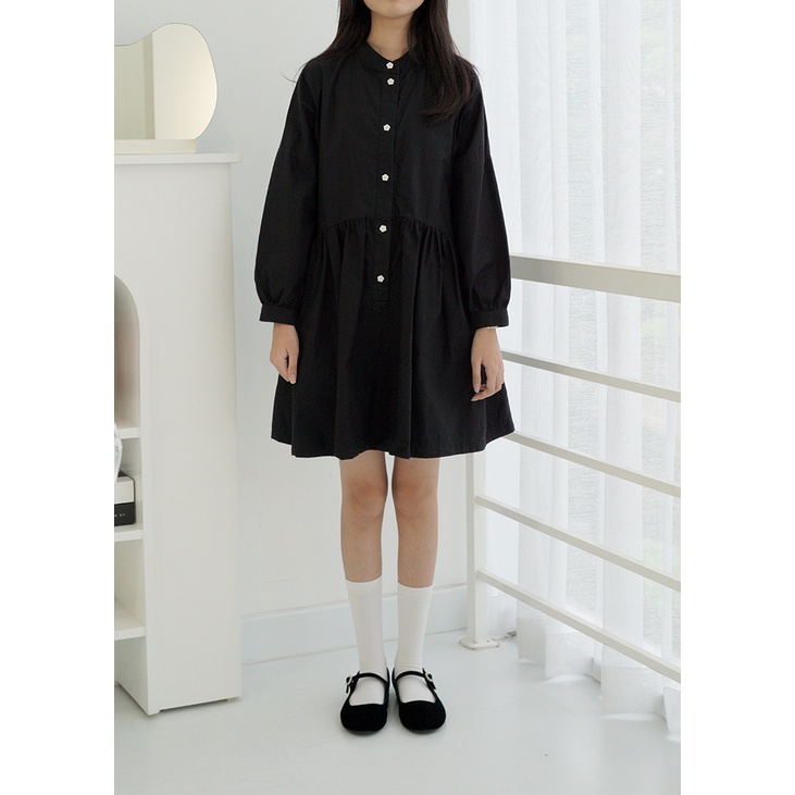 Monet - Curvy Baby Doll Blouse - Black | Baju Baby Doll Lengan Panjang | Baju Kerja Look Korea | Fit