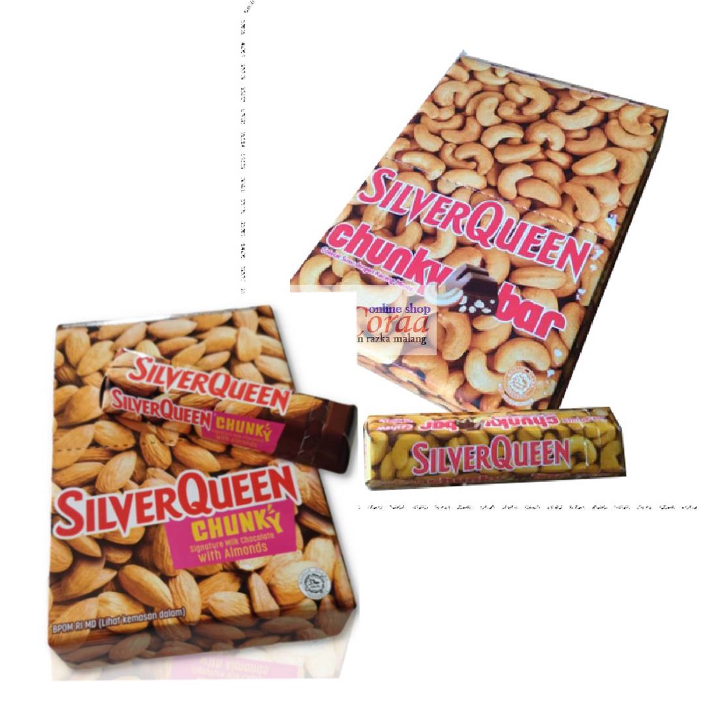 

Silverqueen Chunky bar 33 g kemasan box