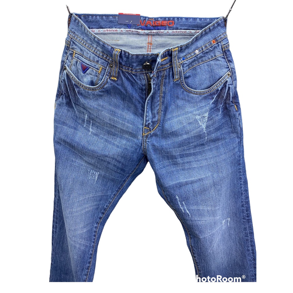 celana jeans panjang waigeo original model standar reguler fit