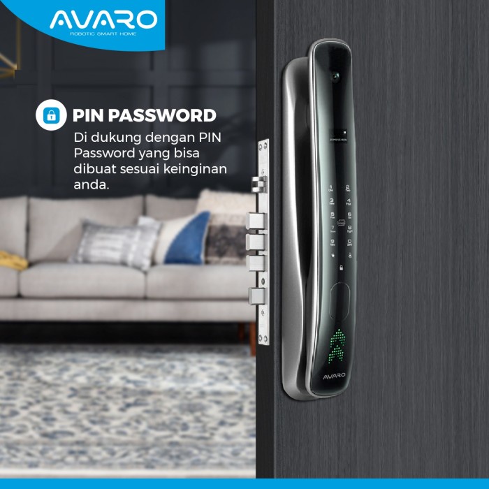 AVARO SL02 Smart Door Lock Kunci Pintu Digital Smart Lock Door Lock