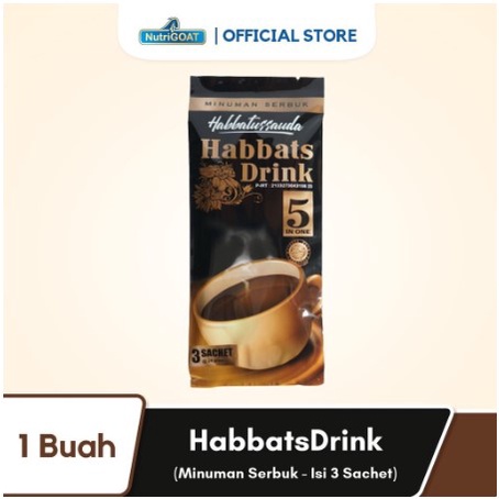 

Habbats Drink Isi 3 sachet 24 gram - Minuman Instan Habbatussauda