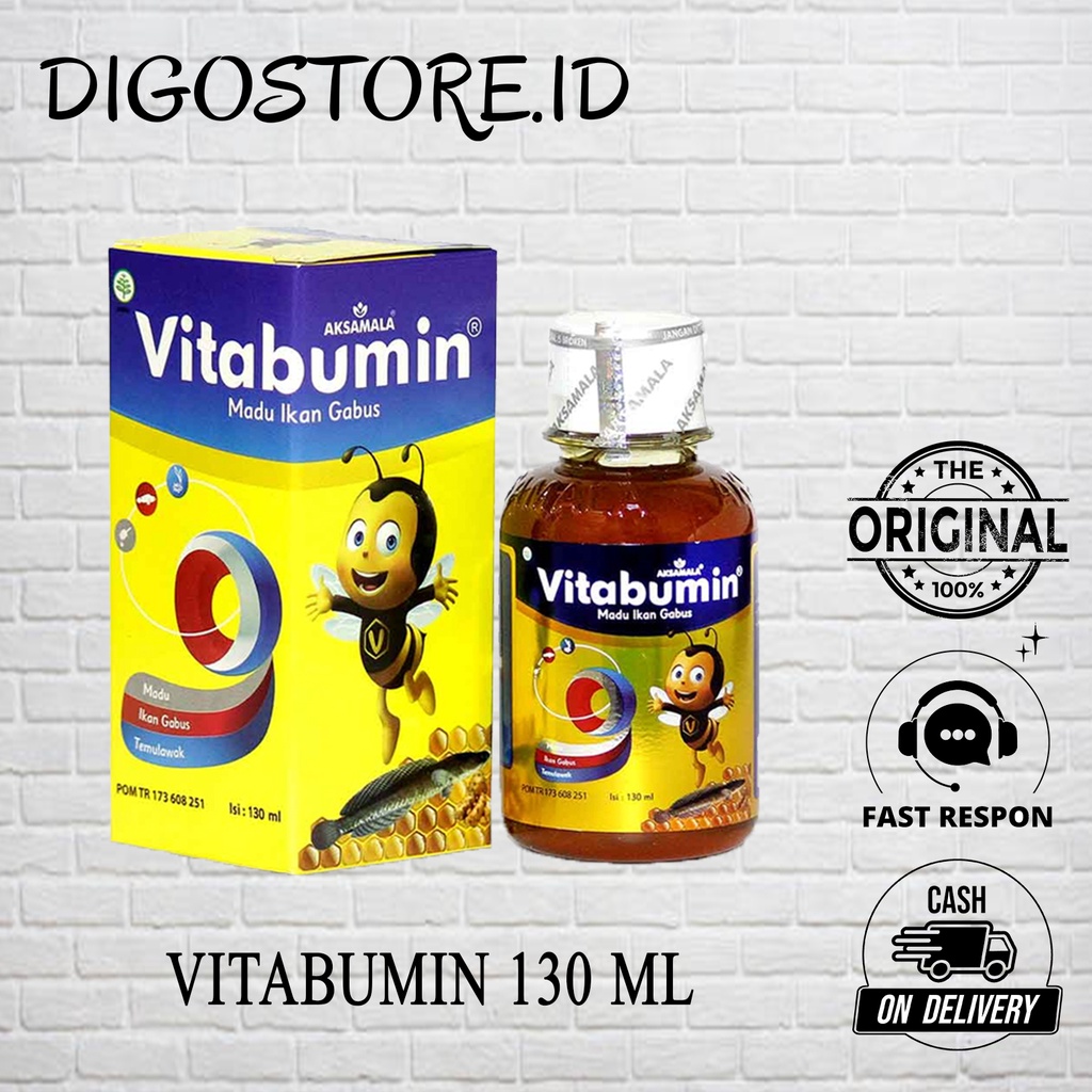 

Vitabumin 130 ml Madu Ikan Gabus Untuk Daya Tahan Tubuh