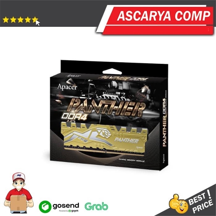 APACER DDR4 8GB (1x8GB) 2666MHZ PC21000 - PANTHER GOLDEN