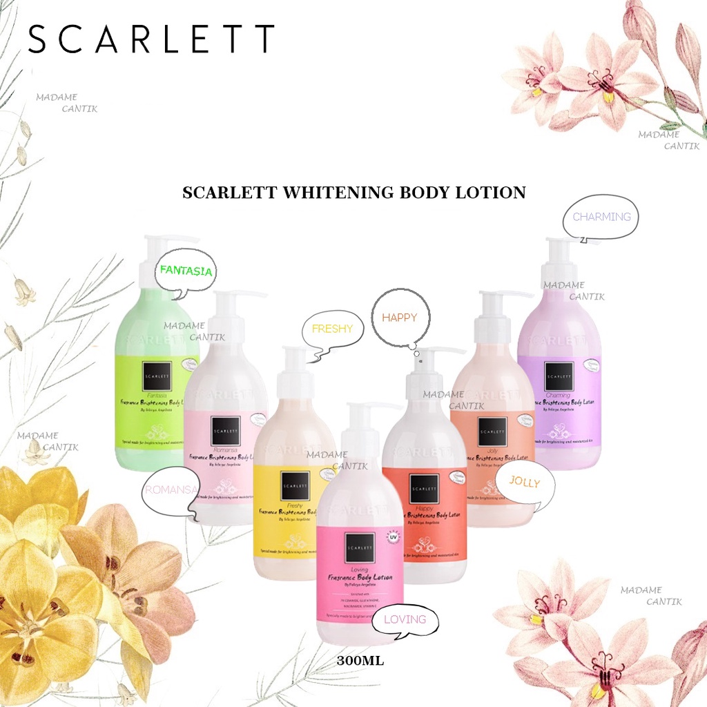 ✿ MADAME ✿ SCARLETT WHITENING BODY LOTION / SCARLETT LOTION ORIGINAL