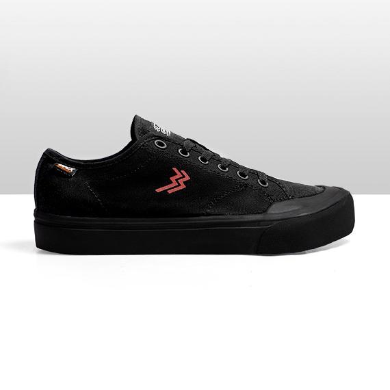 Geoff Max Official - Classmate All Black | Sepatu Pria | Sneakers | Sepatu Unisex