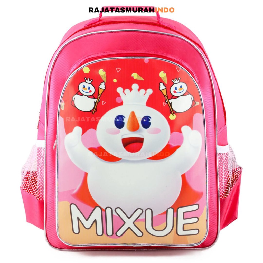 RTM - TAS RANSEL TRIPLE SET - SET 3 IN 1 - RANSEL SEKOLAH ANAK - TAS ANAK MIXUE - TAS MIXUE - RANSEL MIXUE