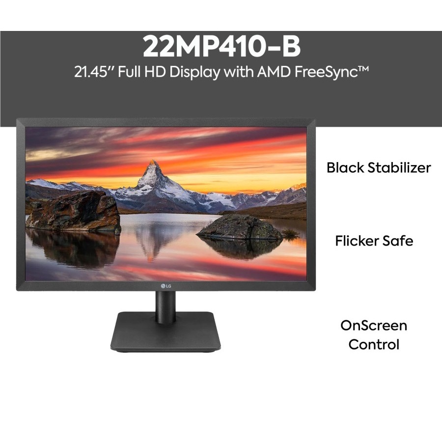 Monitor LED LG 22MP410-B 21.45'' Full HD Display with AMD FreeSync