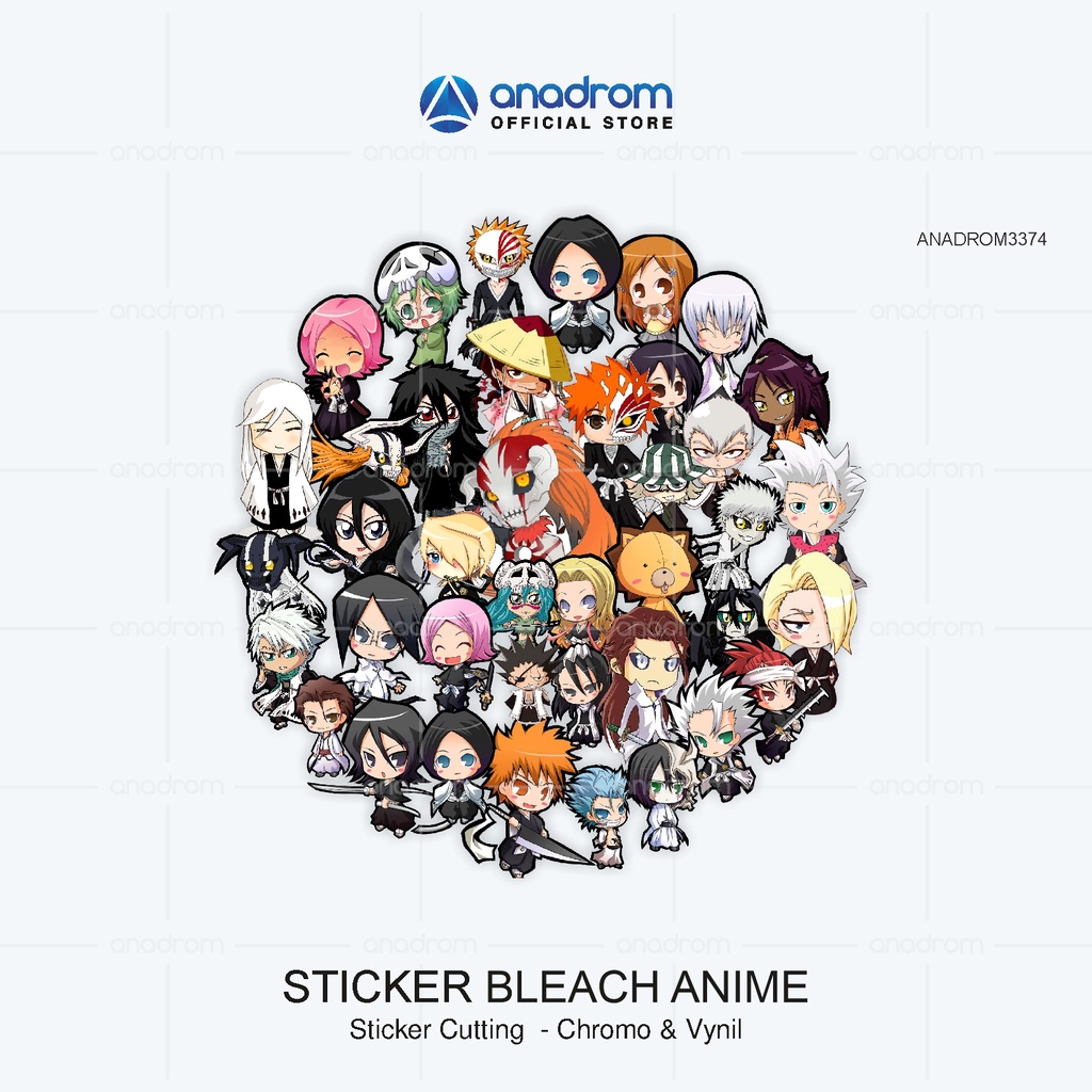 Sticker Anime Bleach | Sticker Chibi Anime Bleach | Anadrom 3374