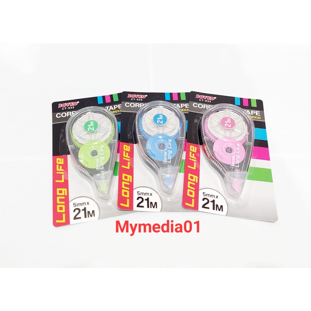 

JOYKO CORECTION TAPE TC-533 5MM X 21METER TERMURAH!!!