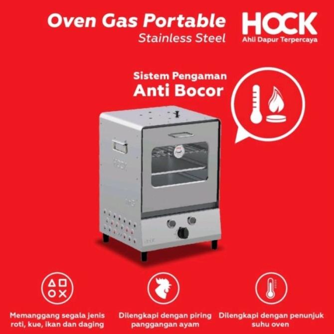 OVEN BARU OVEN GAS HOCK PORTABLE STAINLESS STEEL / OVEN HOCK STAINLESS EL09I09A82L
