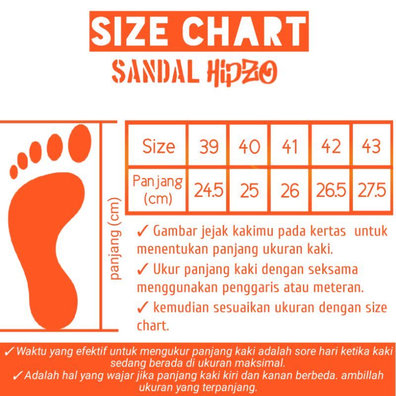 HIPZO Sandal Jepit CT-22 100% ORIGINAL Casual Untuk Pria Santai