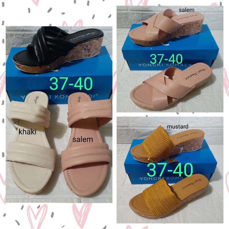 Wedges Sandal Wanita Yongki Komaladi