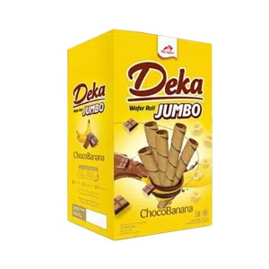 

DEKA WAFER ROLL JUMBO CHOCO BANANA PCK 16/14g