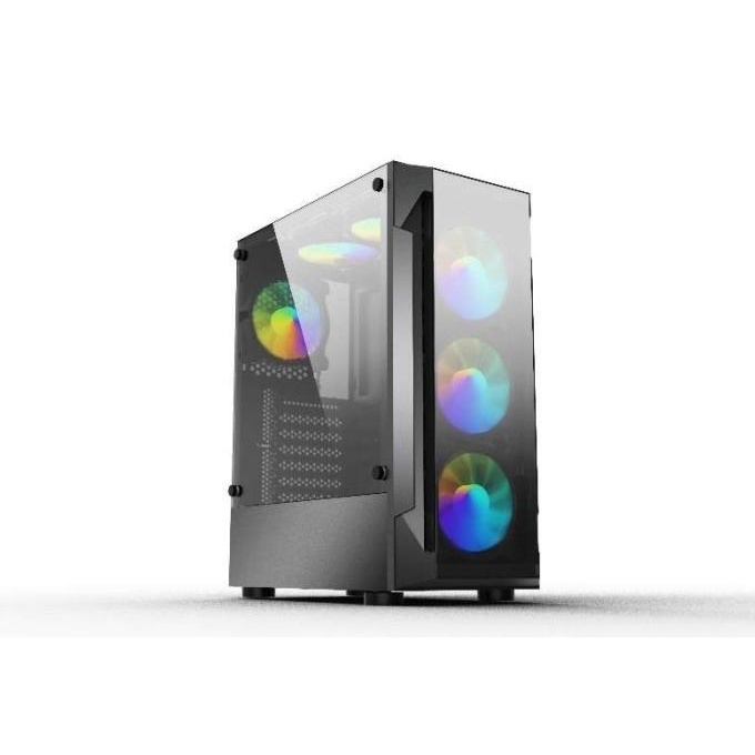 PC Case Gaming Hose Glori Shine Free 3Fan RGB