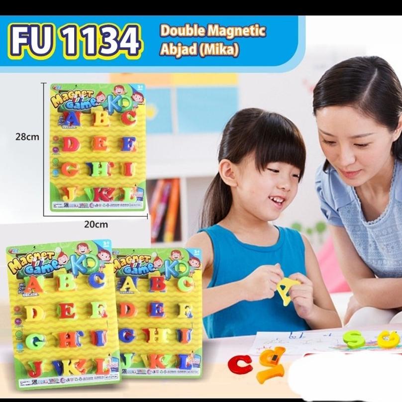 [ SALE ]  MAINAN EDUKASI ANAK HURUF ABJAD ALPHABETS MAGNETIC RKC - TEMPELAN KULKAS ABJAD ALPHABETS M