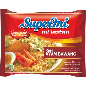

SUPERMI MIE INSTANT AYAM BAWANG PCK 75g