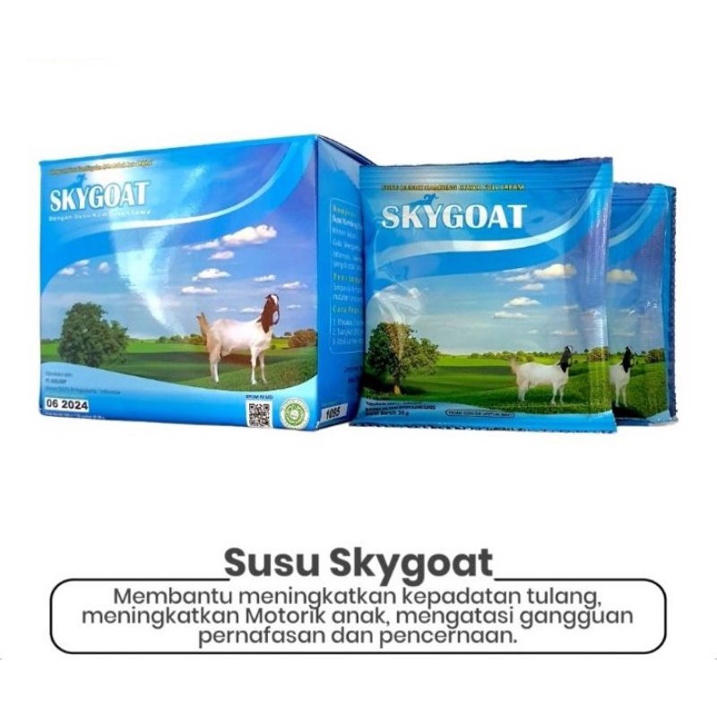 

SKYGOAT Susu Kambing Etawa 200 gram (10 sachet @20 gram)