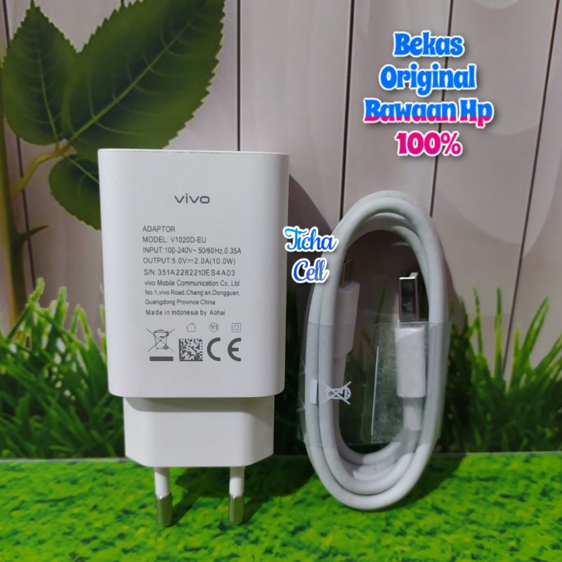 Cas Vivo 10W 2A Original Second Copotan Hp