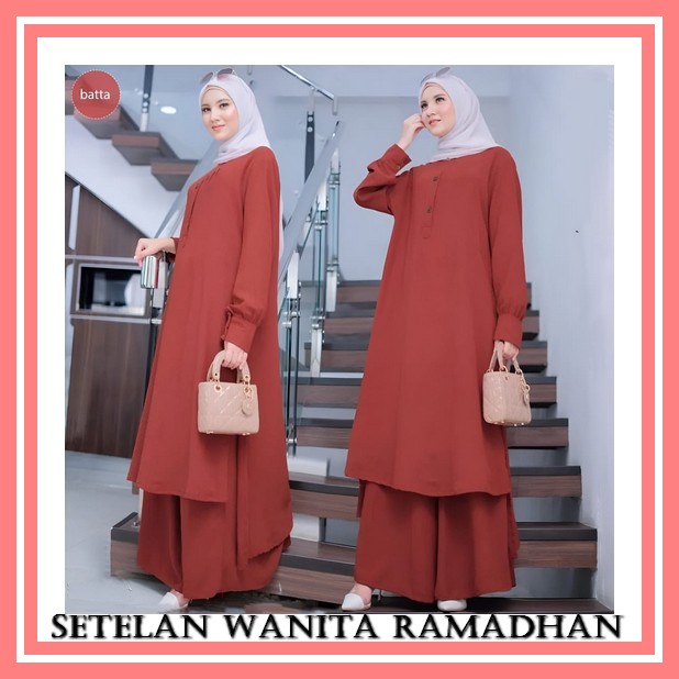 Setelan Wanita Dewasa Polos Kemeja Full Kancing Jumbo Terbaru Kekinian / Oneset Wanita Polos Viral T