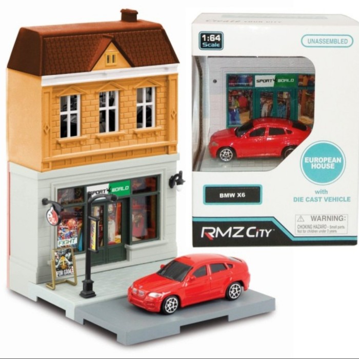Terlaris Rmz City Bmw X6 European House Diorama