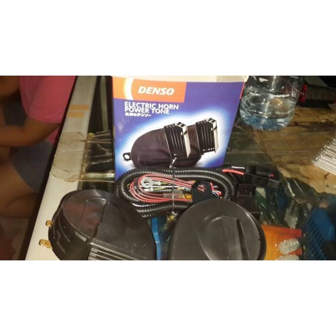 Klakson Keong Denso & Kabel Set Relay Hella