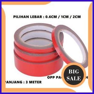 

DOUBLE TAPE 3M 0.6CM / 1CM / 2CM SELOTIP 2 SISI ACRYLIC BUSA HITAM VHB tools n parts 29M4R23