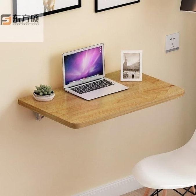 Meja Tempel Tembok Lipat Dinding Rak Meja Kerja Apartement Kos praktis