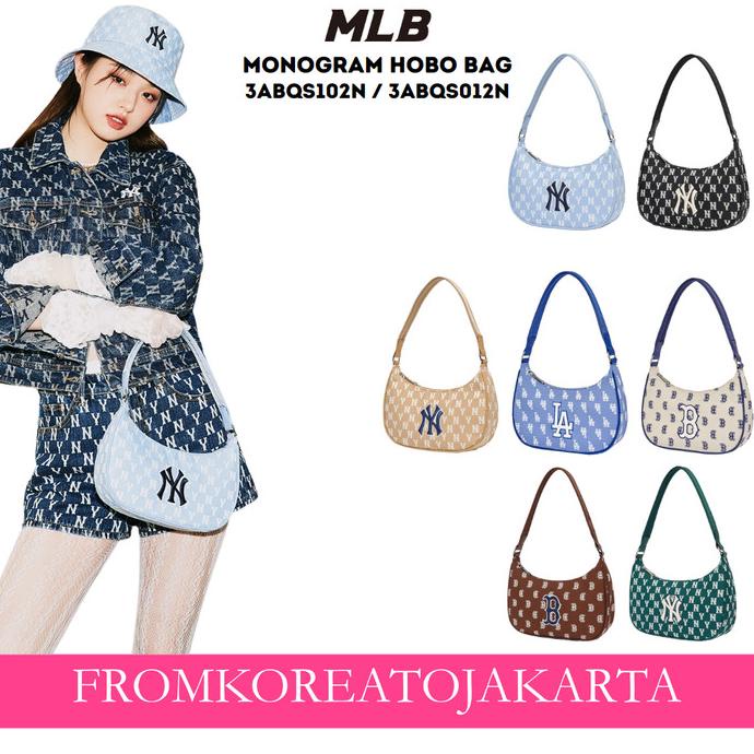 MLB MONOGRAM HOBO BAG NY YANKEES