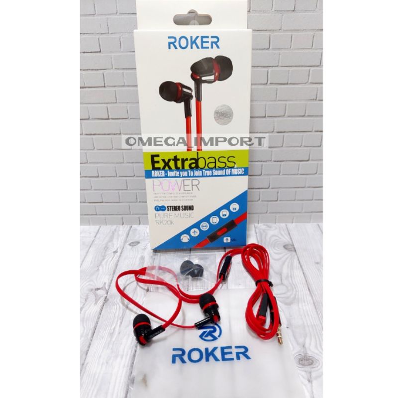 (OM) Hf Headset ROKER RK20k Power Extra Bass