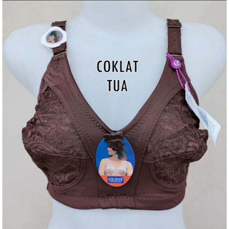 GUINI 500 | BH Tanpa Busa . BH Tanpa Kawat . Bra Brukat . BH Emak . BH Jumbo . Bra Cup B