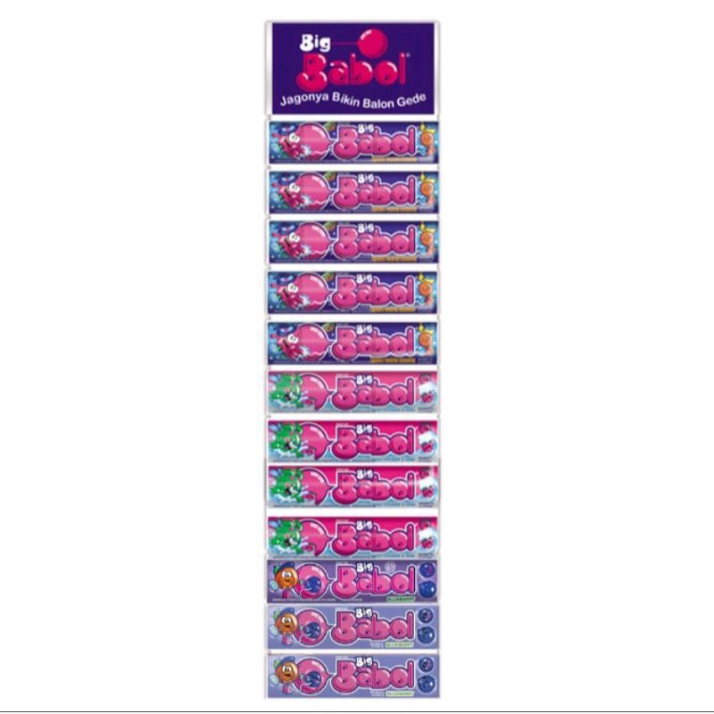 

Big Babol Stik Isi 12 stik @20Gr - Permen Karet Aneka Buah