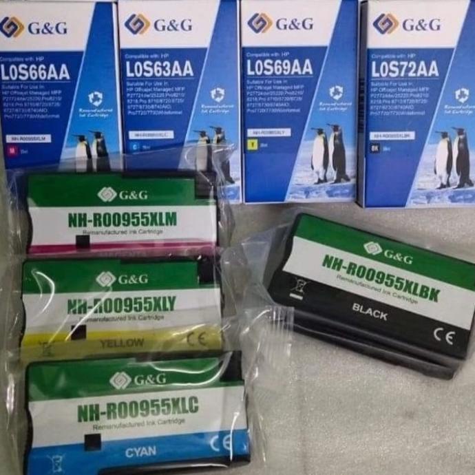 Cartridge Tinta Compatible HP 955 XL 955XL G&G