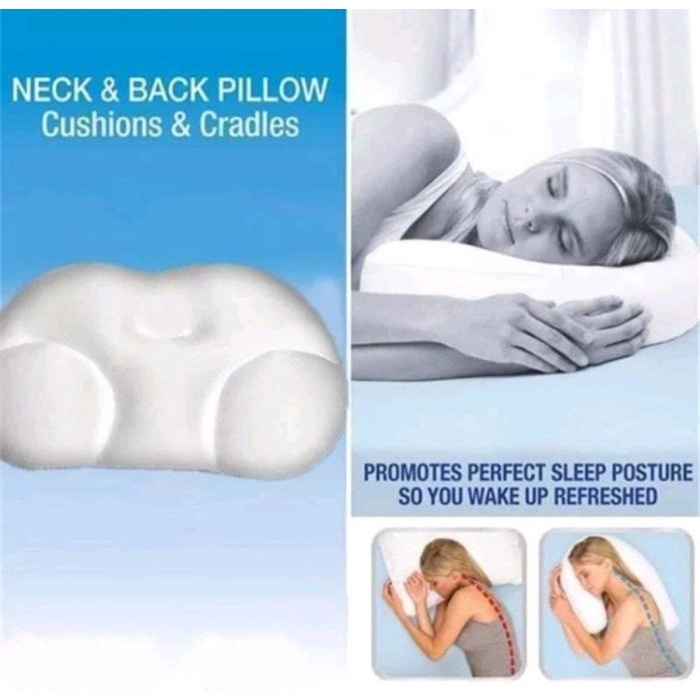 FMFIT Sw Pillow Neck &amp; Back Pillow / BANTAL LEHER BANTAL KEPALA KESEHATAN