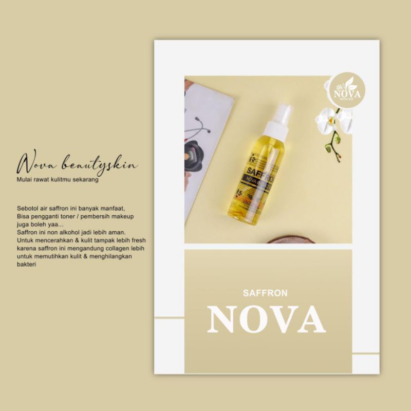 NOVA BEAUTYSKIN_SAFRON ATAU TONER WAJAH_SKINCARE WANITA_PERAWATAN WAJAH WANITA_KECANTIKAN WAJAH_SKIN