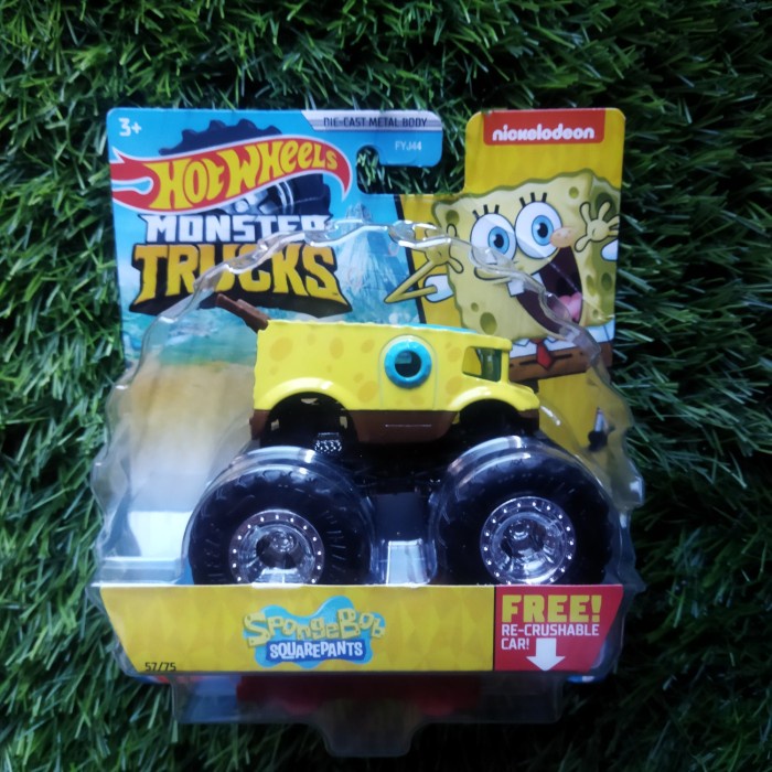 HOT SALE HOTWHEELS MONSTER TRUCK SPONGEBOB TERBARU