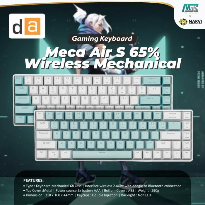 Digital Alliance Meca Air S 65% Wireless Mechanical - Gaming Keyboard