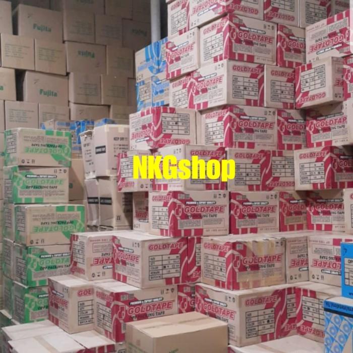 

Lakban Goldtape/OPP Goldtape dus merah 2" 48mmx90y (min 1dus = 72roll)