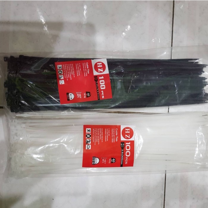 

Terlaris Kabel Ties 3,6 X 300Mm Putih Hitam