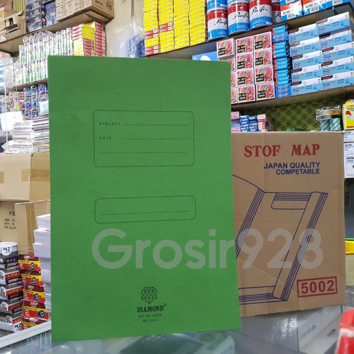 

Terlaris Stopmap / Map Folder Folio Diamond 500 Hijau (Isi 50 Lembar)