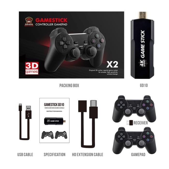 4K Game Stick Gen 2 Retro Console Wireless Gamepad Video Game Retro