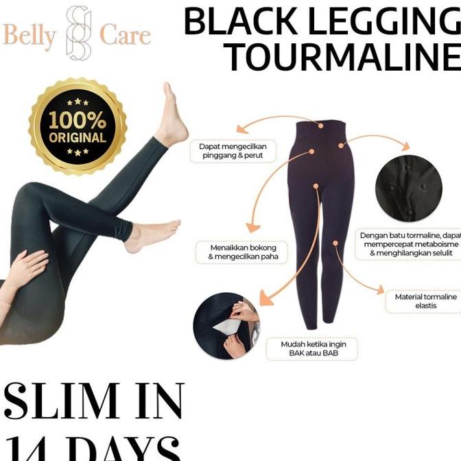 Bellycare Black Legging Tourmaline Postpartum Corset - Korset Legging Yayakaa22
