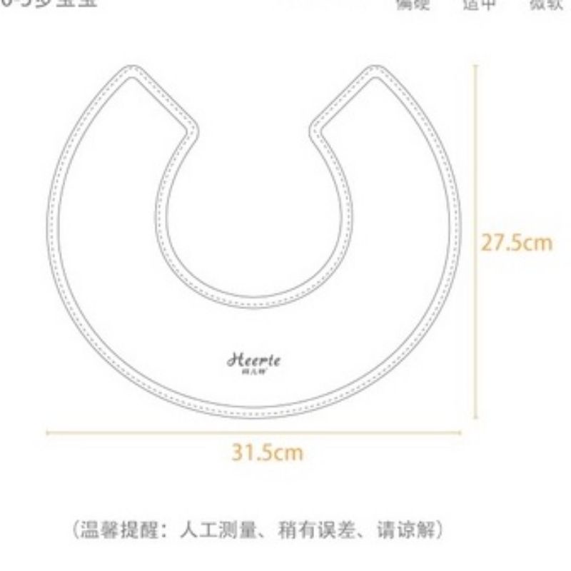 Isi 3pcs Baby Round Bib / 360 Bib Slabber Tatakan Iler Anak Bayi / Celemek