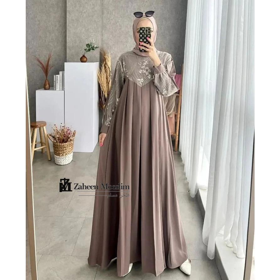 TERLARIS Zaheen Moeslim Cloth ~ Dress Kondangan Wedding Dress Wanita Terbaru | Analivy Dress Party |