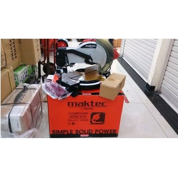 Mitersaw Maktec Mt 230 / Mesin Potong Aluminium Maktec Mt230