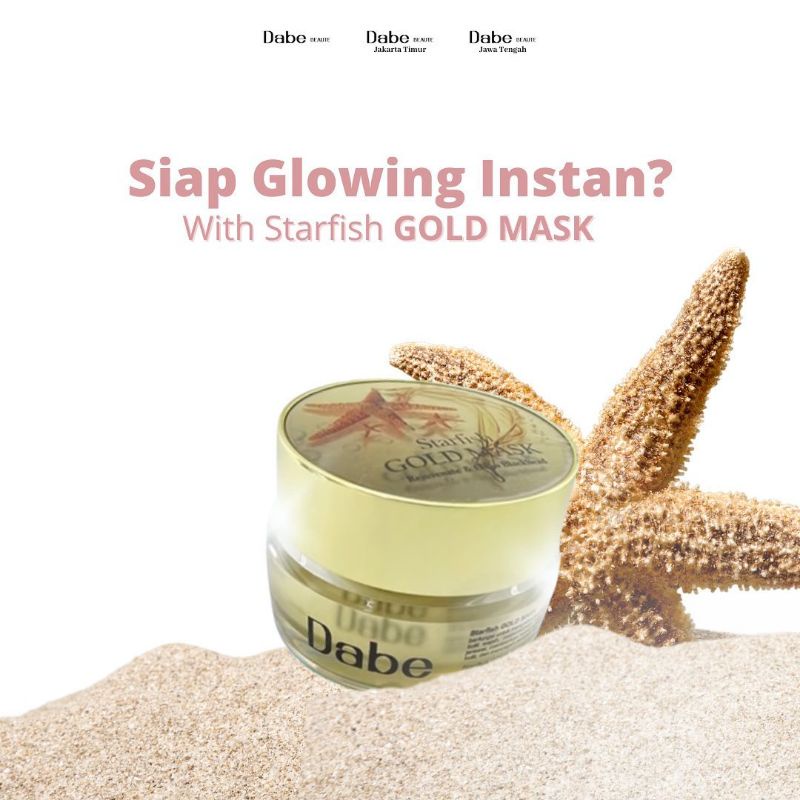 cuci gudang masker starfish gold mask#brllashofieringan#tebusmurah#dabebeaute