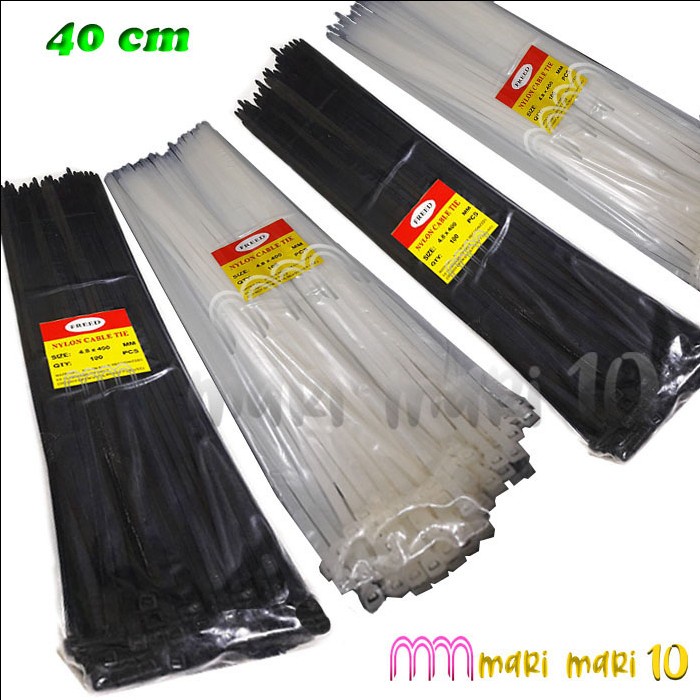 

Terlaris Cord Kabeltis Kabel Ties Talitis Pengikat Kabel Insulok 40Cm X 4.8 Tebal