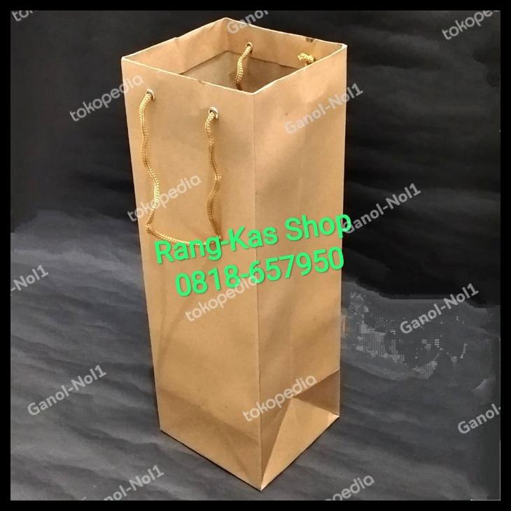 

[ READY ] PAPER BAG BOTOL WINE / MADU SAMSON DOFF KODE 1017