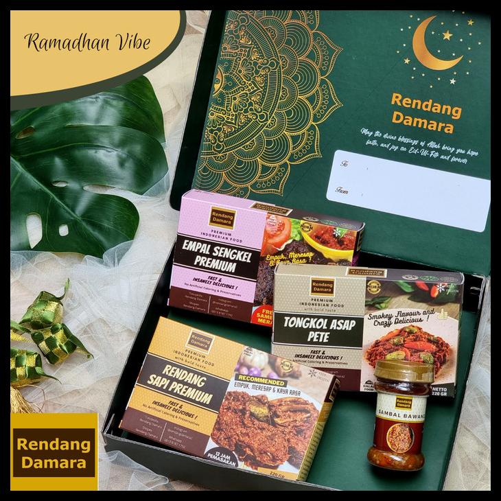 

[ READY ] PARSEL LEBARAN HAMPERS EID MUBARAK PARCEL MAKANAN RENDANG DAMARA KODE 446