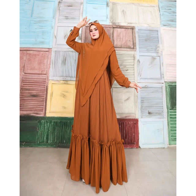 gamis Annisa syar'i by ASM  | GAMIS MEWAH BRANDED |GAMIS PREMIUM | GAMIS LEBARAN | SET SYARI CERUTY 