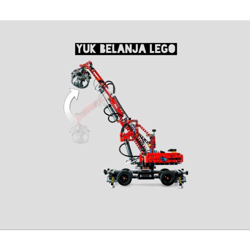 LEGO Technic 42144 Material  Handler Crane (835 pieces)